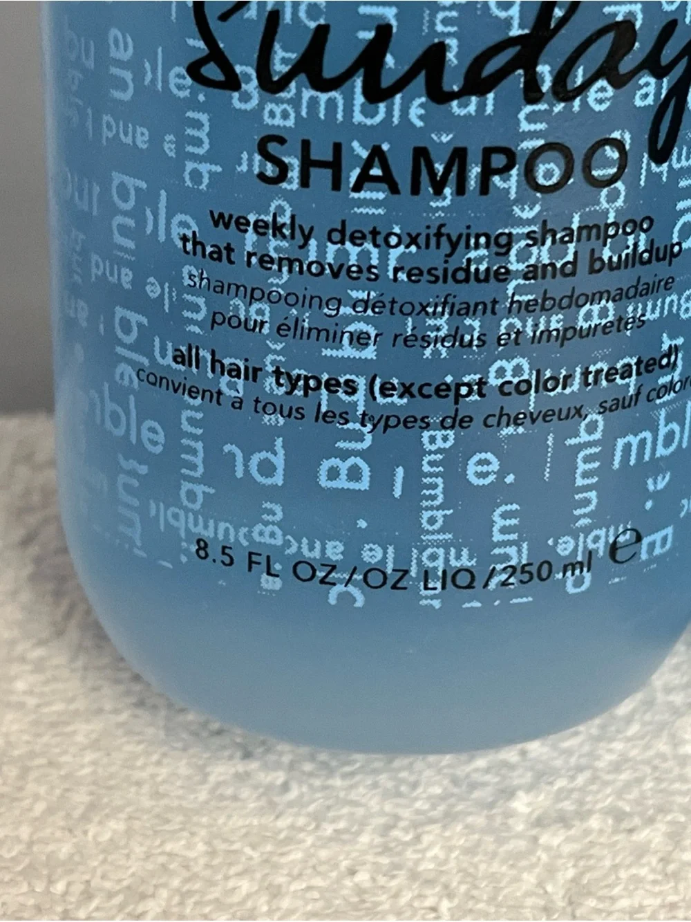 Bumble and bumble Sunday Clarifying Shampoo Set Of 2 Jumbo Size And Small Size